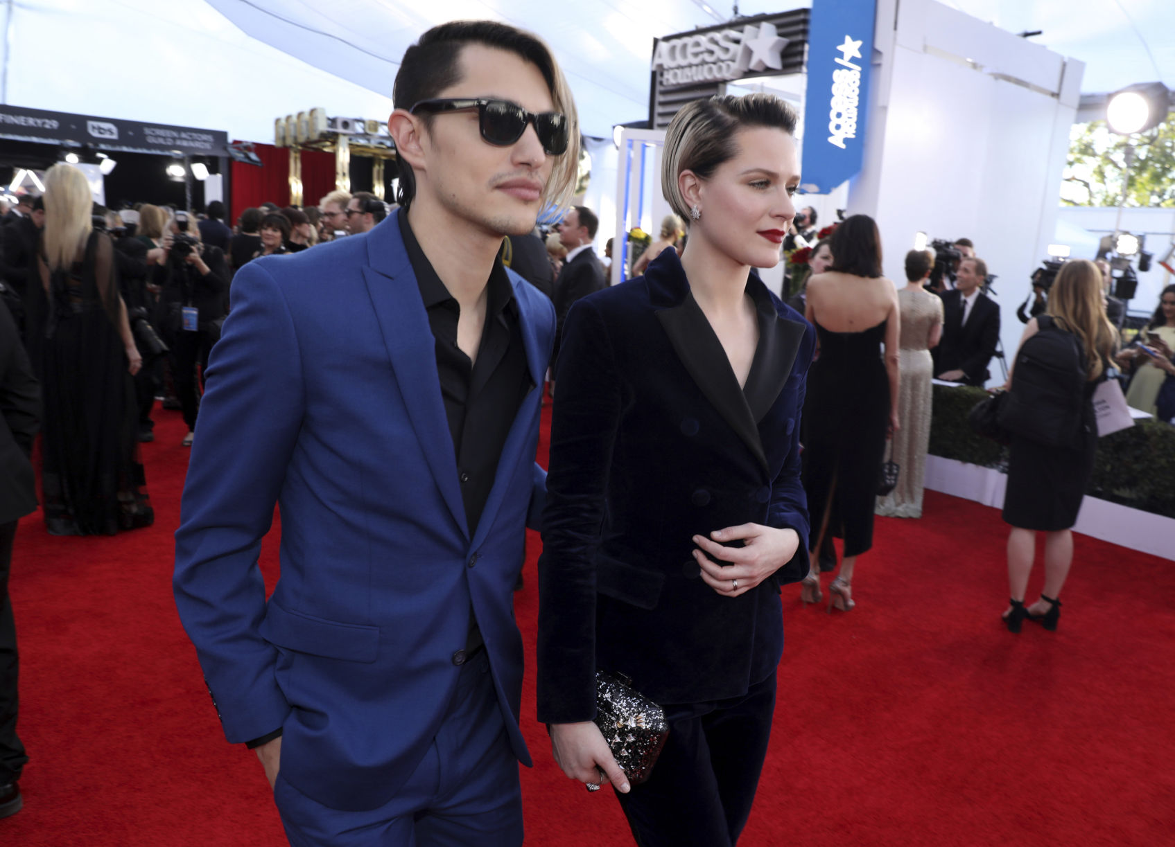 Zach Villa and Evan Rachel Wood